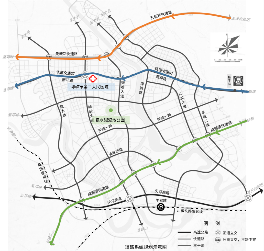 邛崍道路規(guī)劃圖揭曉，塑造未來城市交通新藍(lán)圖